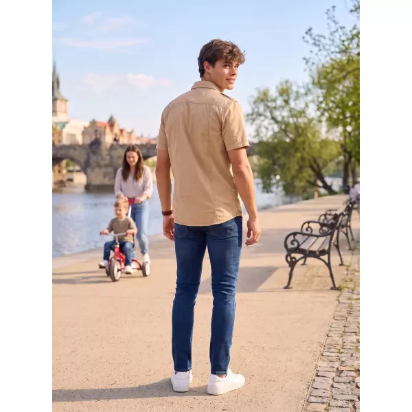  Košulja BRANDIT VINTAGE KRÁTKÝ RUKÁV BD4024 PJESKOVIT 