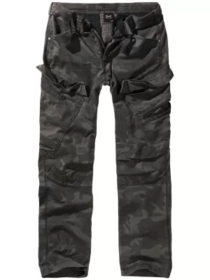 Hlače BRANDIT ADVEN SLIM FIT TAMNA KAMUFLAŽA