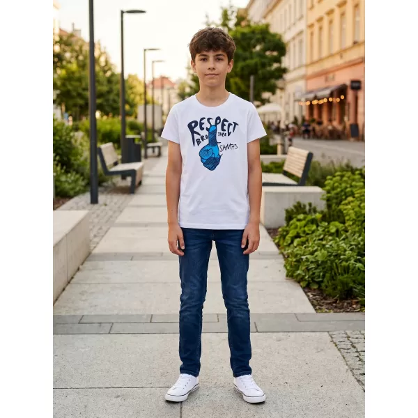 Dječja majica SAM 73 SCUTUM KT 514 BIJELA 