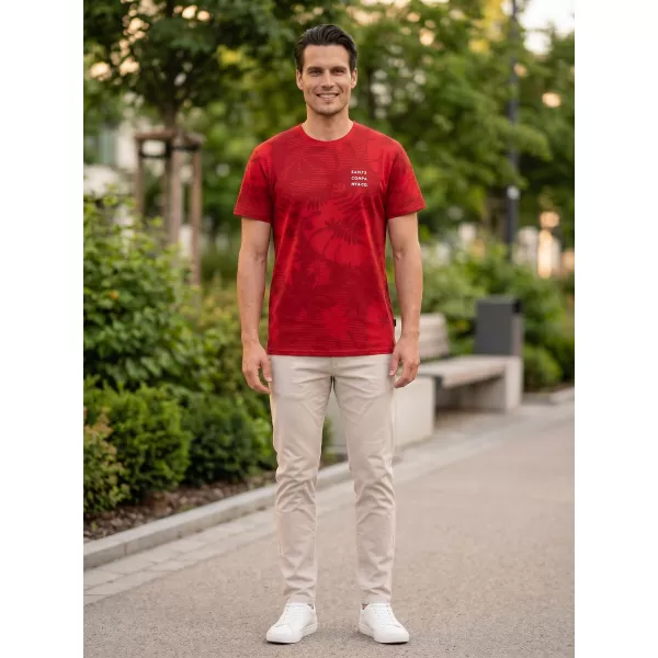  Muška majica kratkih rukava SAM 73 SCULPTOR MT 823 CRVENA 
