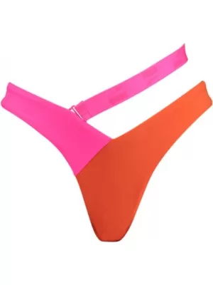 Kupaći kostim PUMA SWIM WOMEN COLOURBLOCK V-SHAPE BRIEF 1P 938071-01 SMEĐA