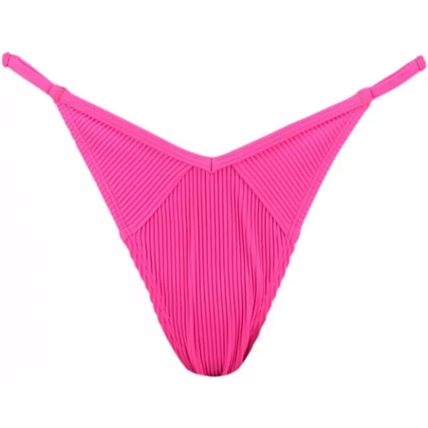  Kupaći kostim PUMA SWIM WOMEN RIBBED TANGA 1P 938068-02 RUŽIČASTA 