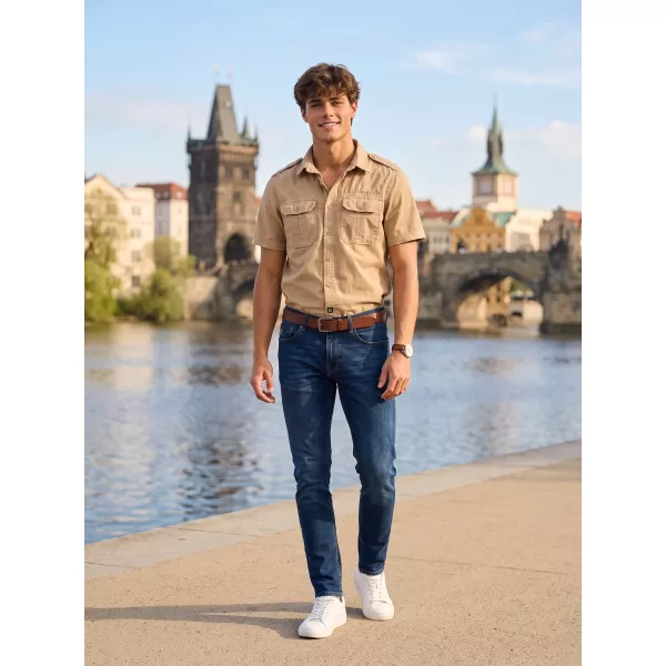  Košulja BRANDIT VINTAGE KRÁTKÝ RUKÁV BD4024 PJESKOVIT 