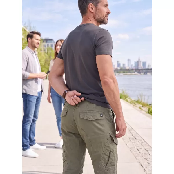  Hlače BRANDIT ADVEN SLIM FIT MASLINA 