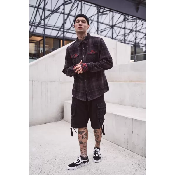  Kratke hlače BRANDIT SAVAGE VINTAGE CARGO CRNI 