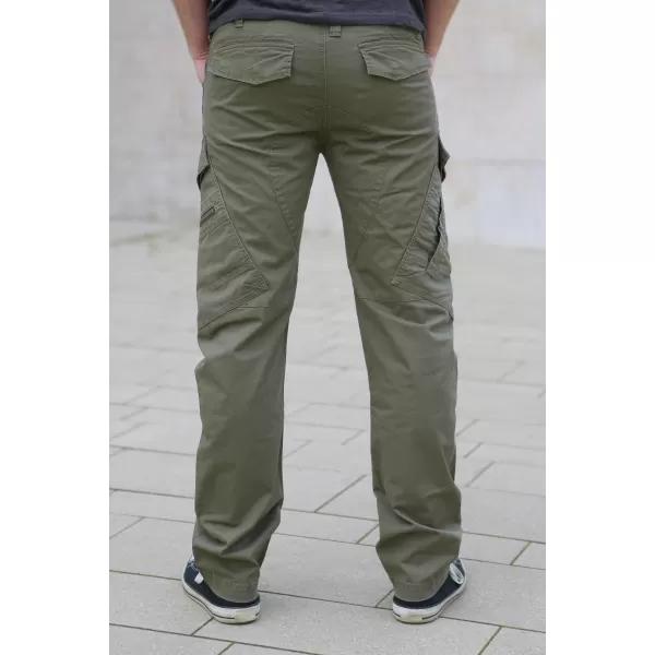  Hlače BRANDIT ADVEN SLIM FIT MASLINA 