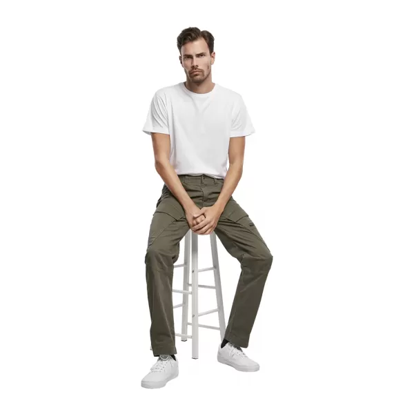  Hlače BRANDIT ADVEN SLIM FIT MASLINA 