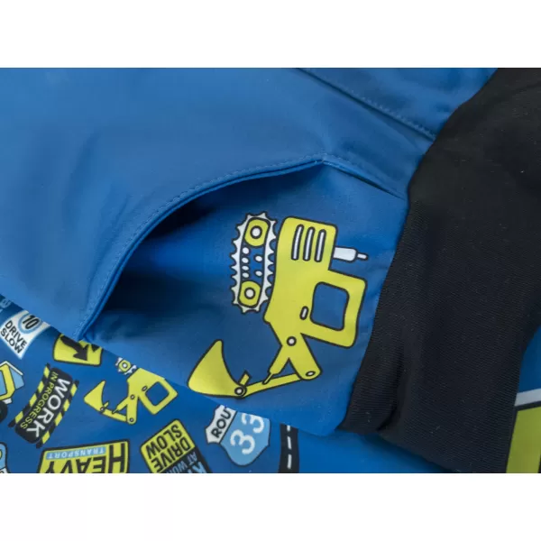  Dječje softshell hlače izolirane WAMU BAGR PLAVI 