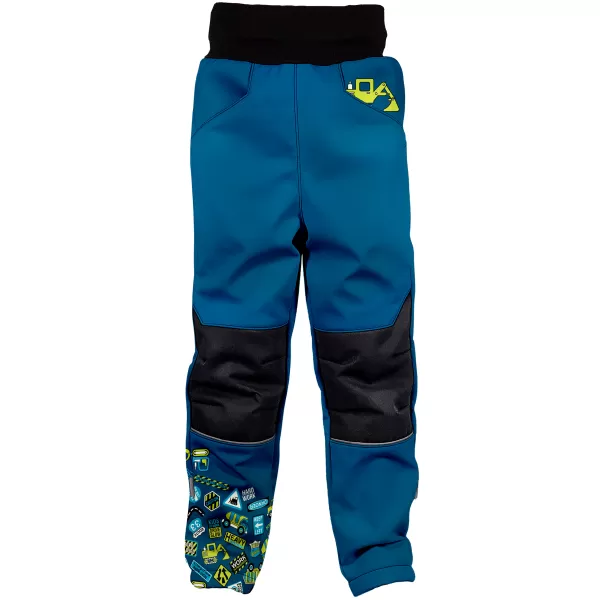  Dječje softshell hlače izolirane WAMU BAGR PLAVI 