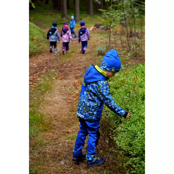  Dječje softshell hlače izolirane WAMU BAGR PLAVI 