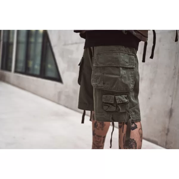  Kratke hlače BRANDIT SAVAGE VINTAGE CARGO MASLINA 