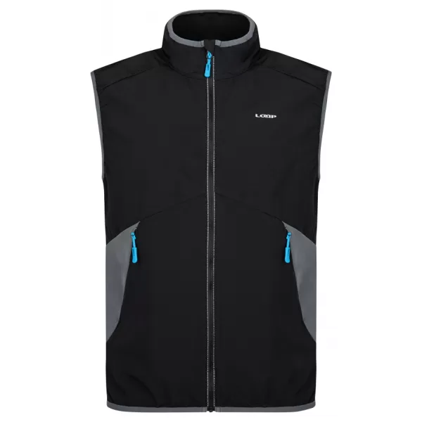  Muški softshell prsluk LOAP URYLON SFM2305 CRNA/SIVA 