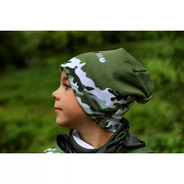  Dječja softshell jakna izolirana WAMU MASKÁČ KAKI 