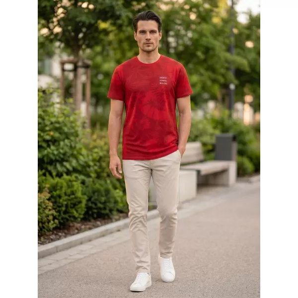  Muška majica kratkih rukava SAM 73 SCULPTOR MT 823 CRVENA 