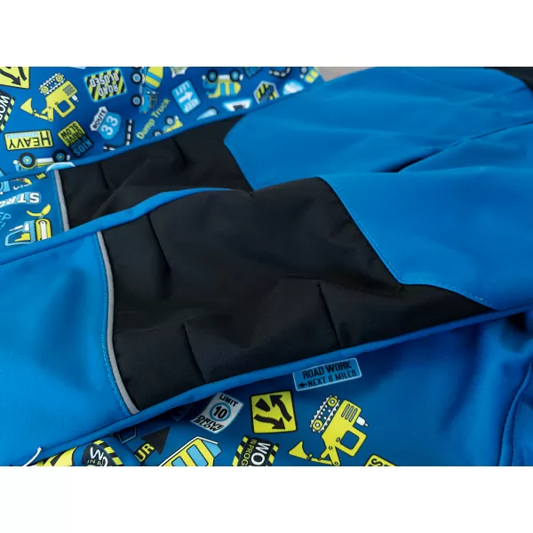  Dječje softshell hlače izolirane WAMU BAGR PLAVI 