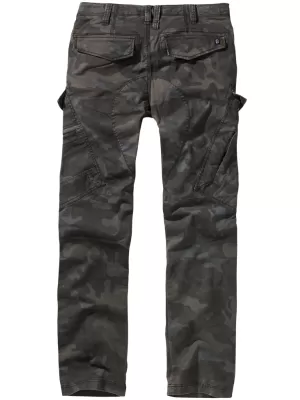 Hlače BRANDIT ADVEN SLIM FIT TAMNA KAMUFLAŽA