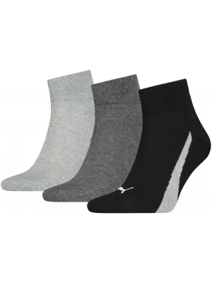 Čarape PUMA UNISEX LIFESTYLE QUARTER 3P 90795201 CRNO/BIJELO