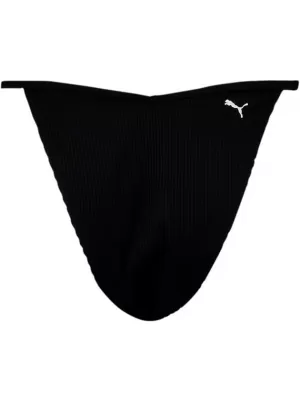 Kupaći kostim PUMA SWIM WOMEN RIBBED TANGA 1P 938068-01 CRNA