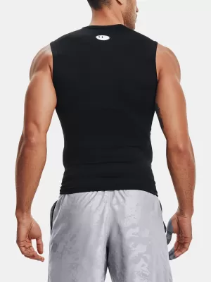 Muška kompresijska majica bez rukava UNDER ARMOUR HG ARMOUR COMP SL 1361522-001 CRNA