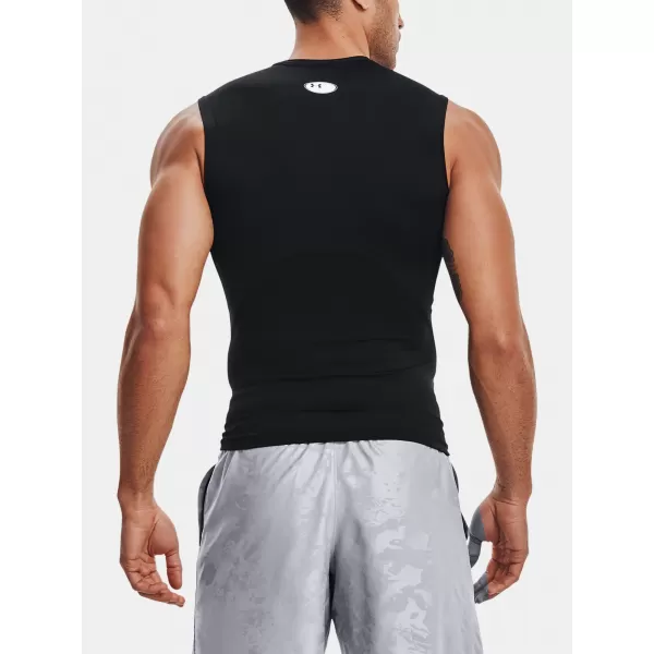  Muška kompresijska majica bez rukava UNDER ARMOUR HG ARMOUR COMP SL 1361522-001 CRNA 