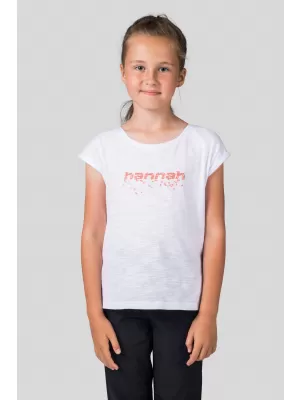 Dječja majica HANNAH KAIA JR BIJELO/RUŽIČASTO