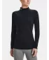 Ženska majica kratkih rukava UNDER ARMOUR UA CG AUTHENTICS MOCKNECK 1368702-001 CRNA