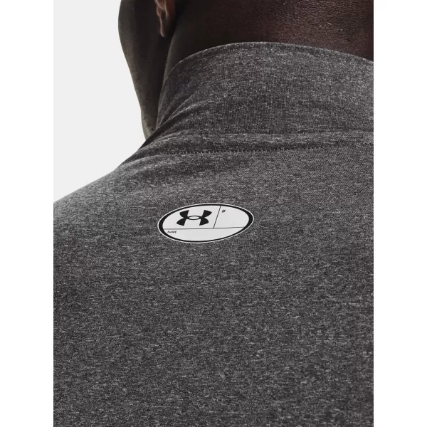  Muška majica kratkih rukava UNDER ARMOUR HG ARMOUR COMP MOCK LS 1369606-090 SIVA 