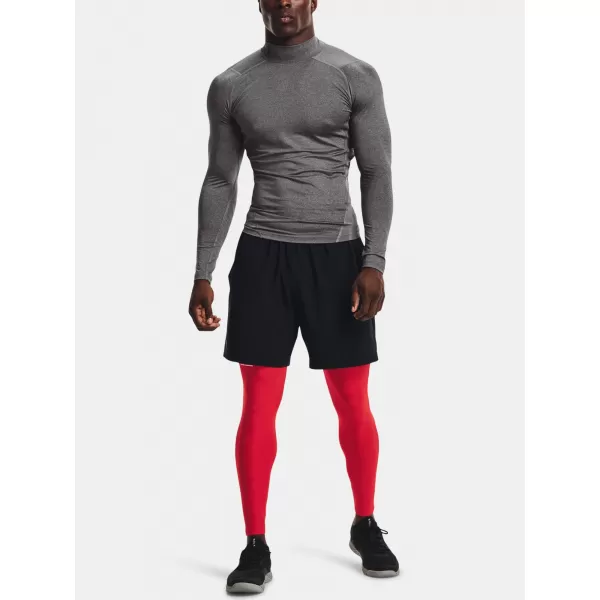  Muška majica kratkih rukava UNDER ARMOUR HG ARMOUR COMP MOCK LS 1369606-090 SIVA 