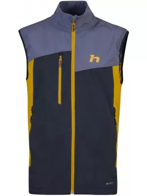 Muški prsluk HANNAH CARSTEN VEST INDIJSKA TINTA/ZLATNA PALMA