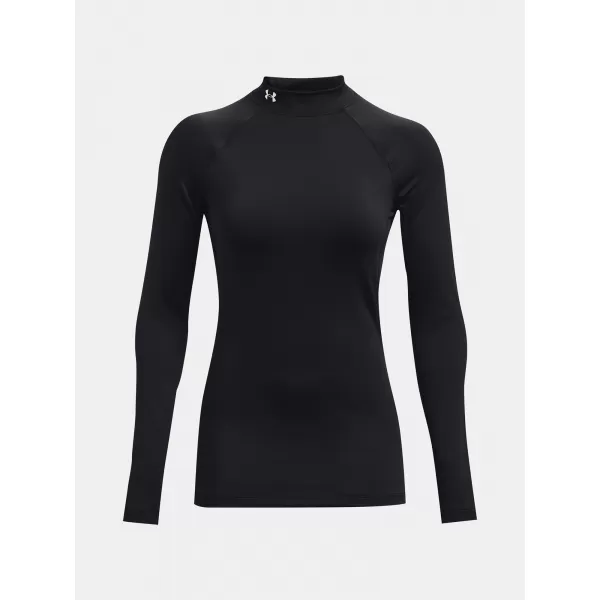  Ženska majica kratkih rukava UNDER ARMOUR UA CG AUTHENTICS MOCKNECK 1368702-001 CRNA 