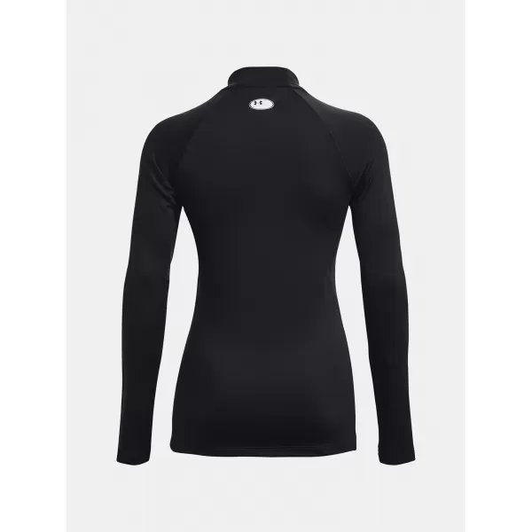  Ženska majica kratkih rukava UNDER ARMOUR UA CG AUTHENTICS MOCKNECK 1368702-001 CRNA 