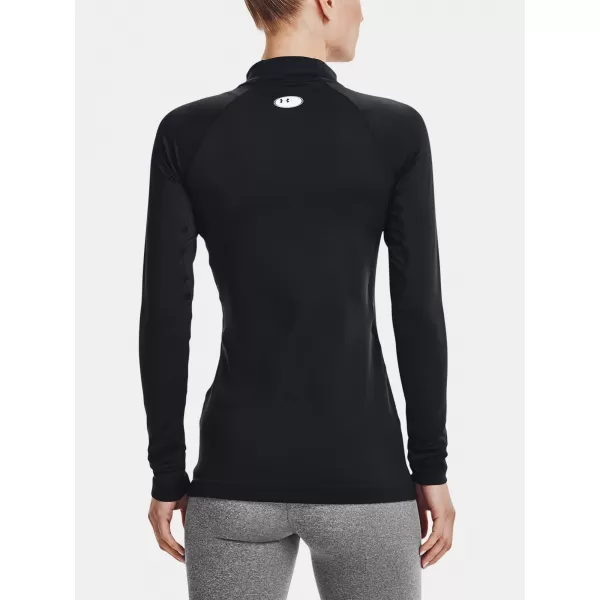  Ženska majica kratkih rukava UNDER ARMOUR UA CG AUTHENTICS MOCKNECK 1368702-001 CRNA 
