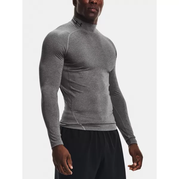  Muška majica kratkih rukava UNDER ARMOUR HG ARMOUR COMP MOCK LS 1369606-090 SIVA 