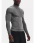 Muška majica kratkih rukava UNDER ARMOUR HG ARMOUR COMP MOCK LS 1369606-090 SIVA