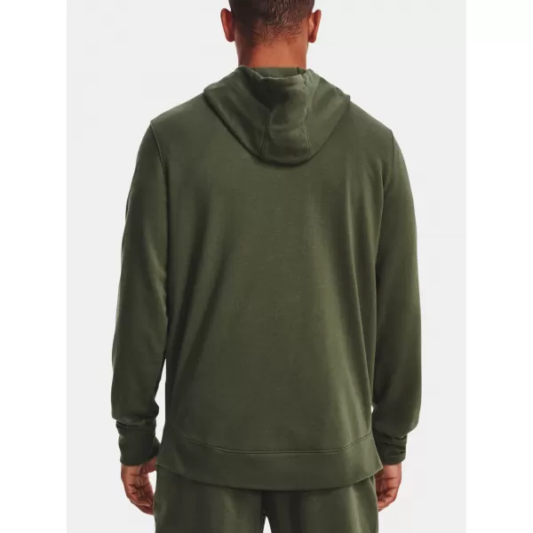  Muški sweatshirt UNDER ARMOUR UA RIVAL TERRY LC FZ 1370409-390 ZELENA 