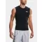 Muška kompresijska majica bez rukava UNDER ARMOUR HG ARMOUR COMP SL 1361522-001 CRNA