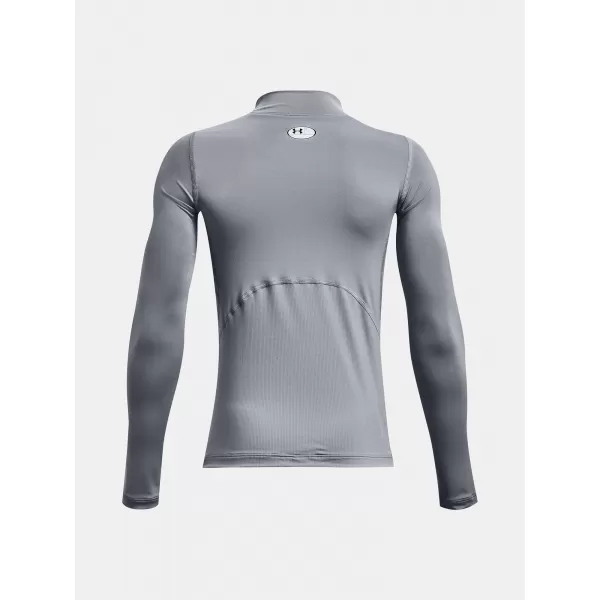  Majica za dječake UNDER ARMOUR UA HG ARMOUR MOCK LS 1369477-035 SIVA 