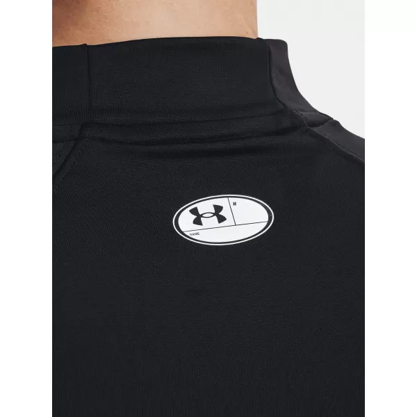  Ženska majica kratkih rukava UNDER ARMOUR UA CG AUTHENTICS MOCKNECK 1368702-001 CRNA 