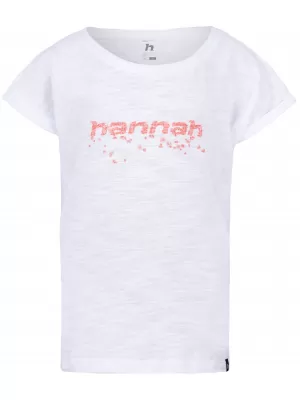 Dječja majica HANNAH KAIA JR BIJELO/RUŽIČASTO