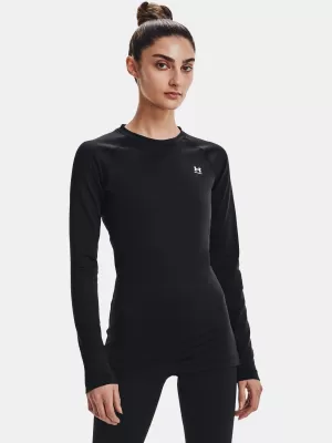 Ženska majica kratkih rukava UNDER ARMOUR AUTHENTICS CREW 1368701-001 CRNA