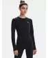 Ženska majica kratkih rukava UNDER ARMOUR AUTHENTICS CREW 1368701-001 CRNA