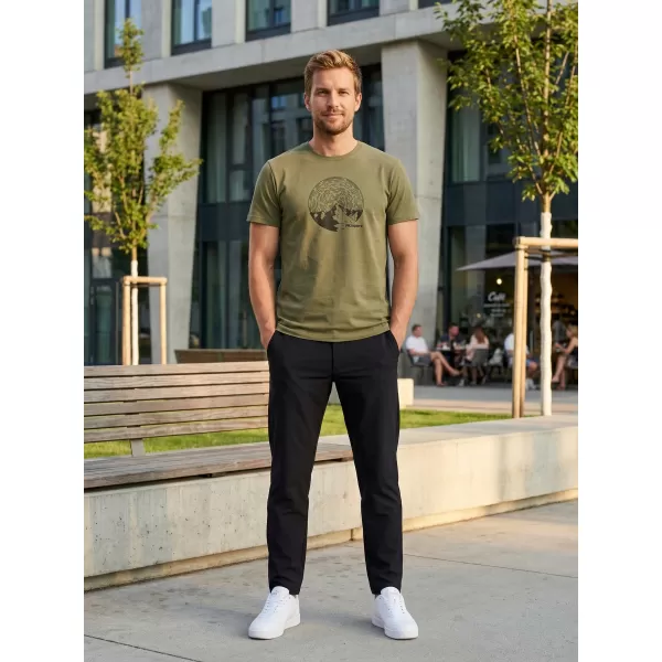  Pánské triko ALTISPORT CARRYOVER ALM172129 KHAKI 