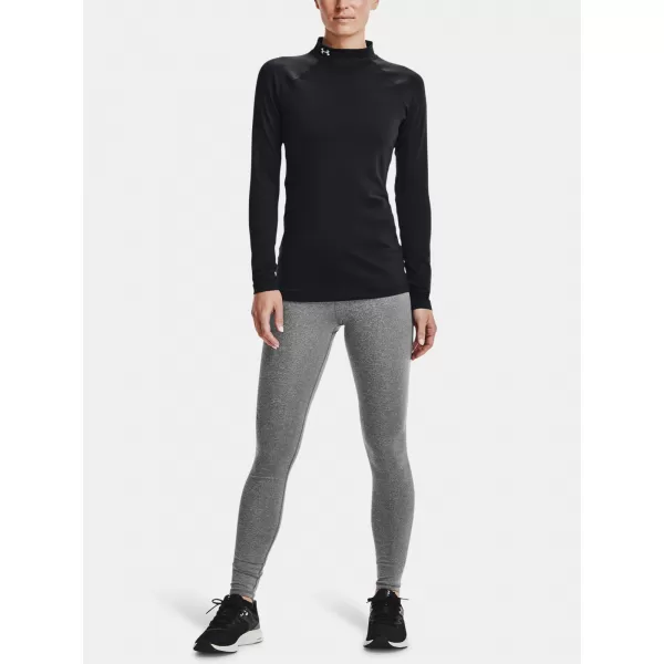  Ženska majica kratkih rukava UNDER ARMOUR UA CG AUTHENTICS MOCKNECK 1368702-001 CRNA 