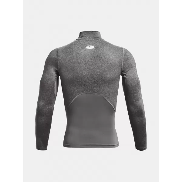  Muška majica kratkih rukava UNDER ARMOUR HG ARMOUR COMP MOCK LS 1369606-090 SIVA 