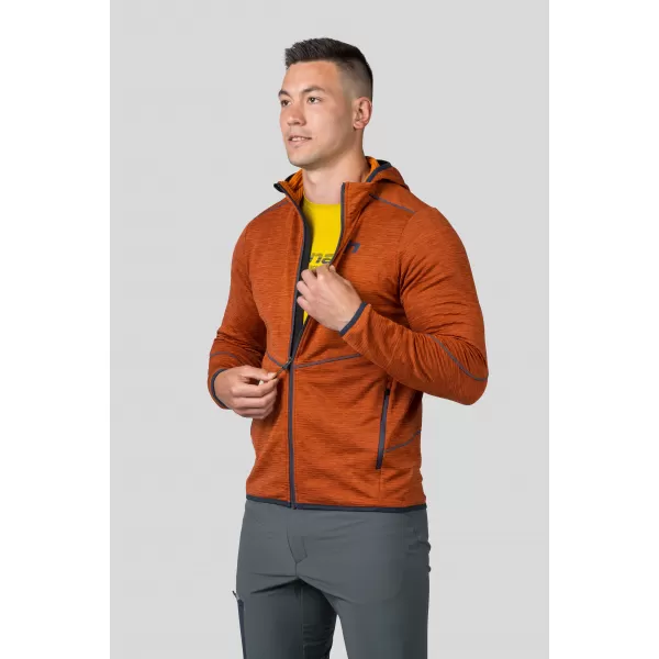  Muški sweatshirt HANNAH DAMAR HOODY SPALJENA NARANČASTA MEL 