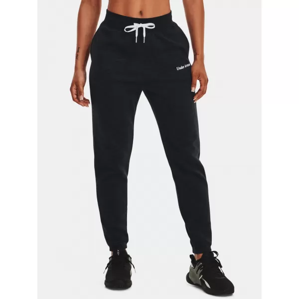 Ženske sportske hlače UNDER ARMOUR ESSENTIAL SCRIPT PANT 1374105-001 CRNA 