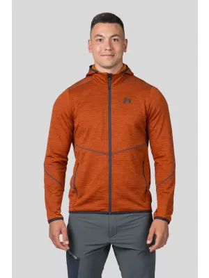 Muški sweatshirt HANNAH DAMAR HOODY SPALJENA NARANČASTA MEL