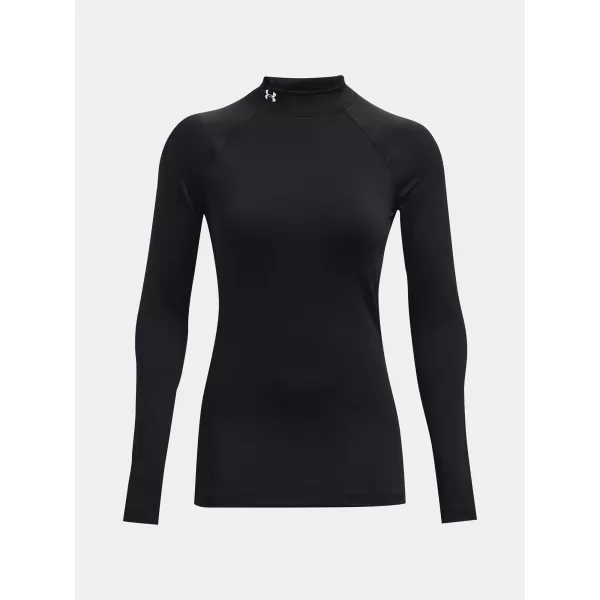  Ženska majica kratkih rukava UNDER ARMOUR UA CG AUTHENTICS MOCKNECK 1368702-001 CRNA 
