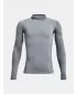 Majica za dječake UNDER ARMOUR UA HG ARMOUR MOCK LS 1369477-035 SIVA