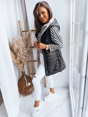 Proljetni prsluk DSTREET MELANI TY3414 CRNI